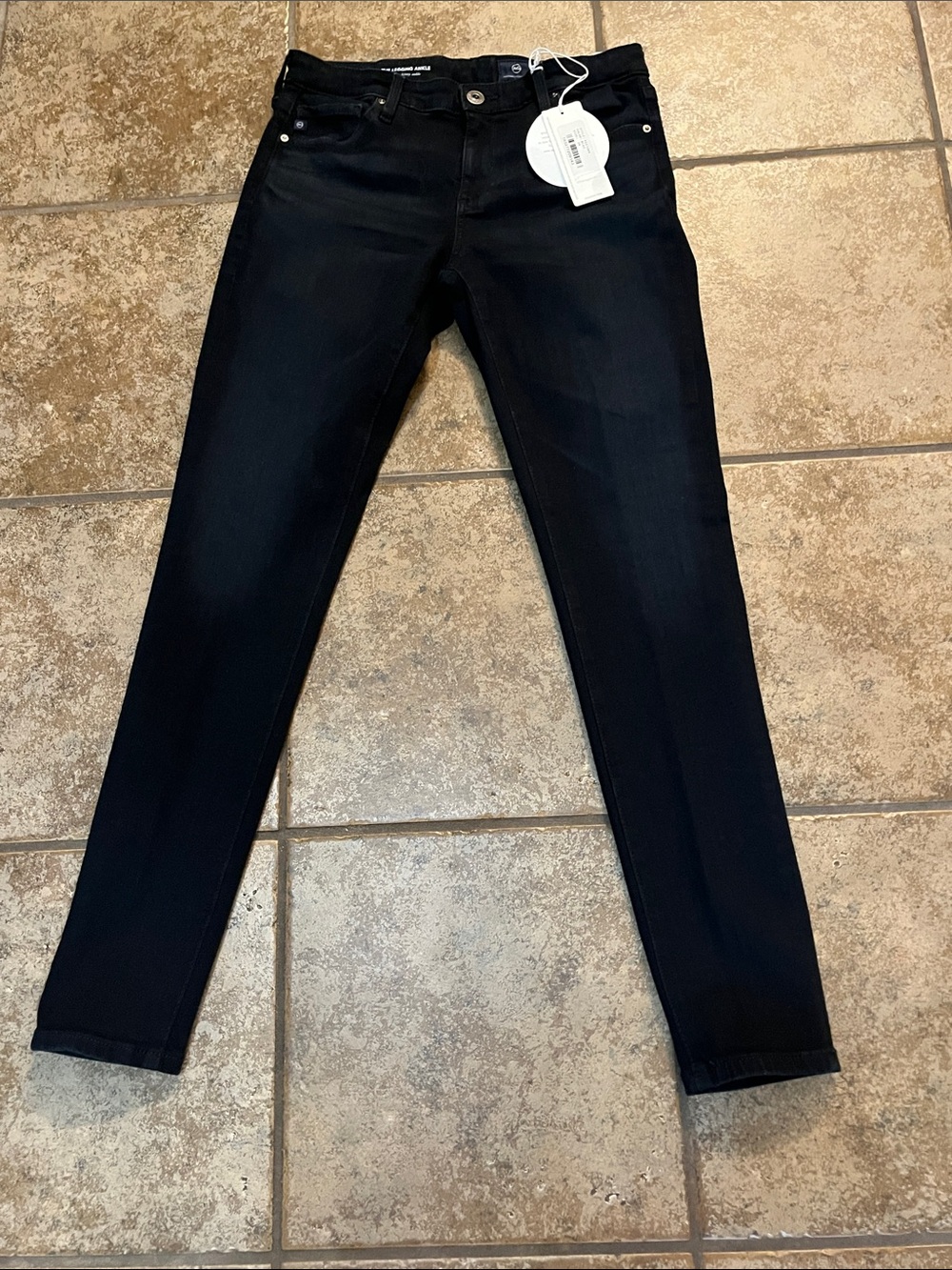 AG Adriano Goldschmied Black Skinny Stretch JeansThe legging ankle Jean NWT